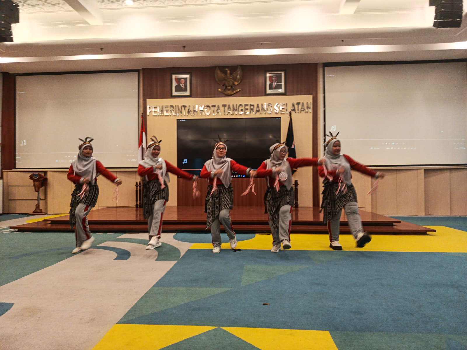 Perayaan Hardiknas dan HUT IGTKI-PGRI ke-76 di Kecamatan Pamulang berlangsung meriah dan penuh semangat. (tangselpos.id/rmn)