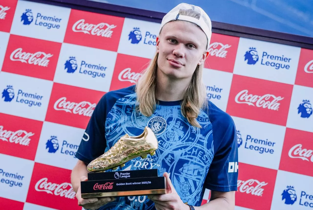 Striker andalan Manchester City, Erling Haaland. Foto : Ist