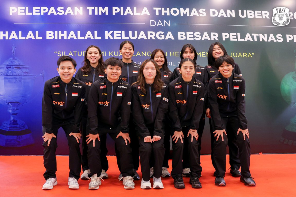 Tim Uber Cup 2026. Foto : Ist