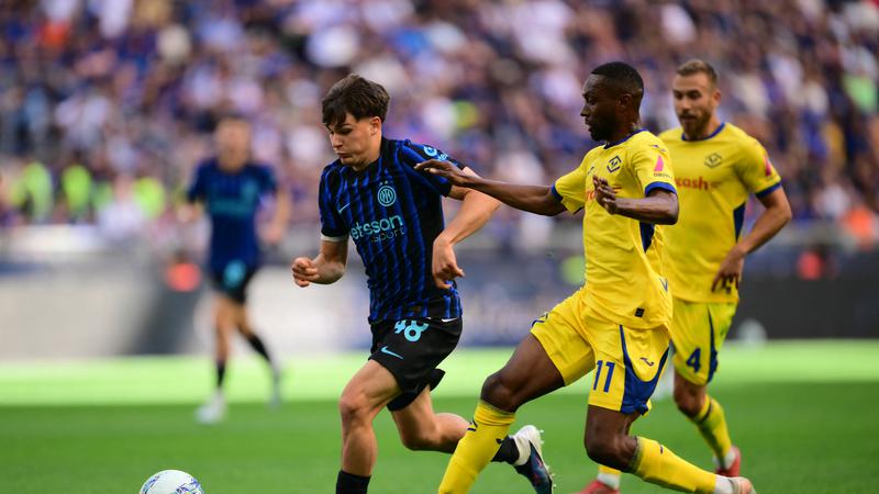 Lag Inter Milan vs Hellas Verona berakhir seri 1-1.  Foto : Ist