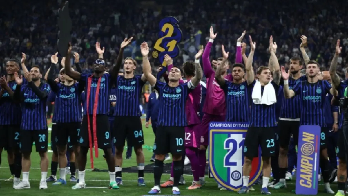 Inter Milan sah menjadi Juara Serie A 2025/2026. Foto : Ist