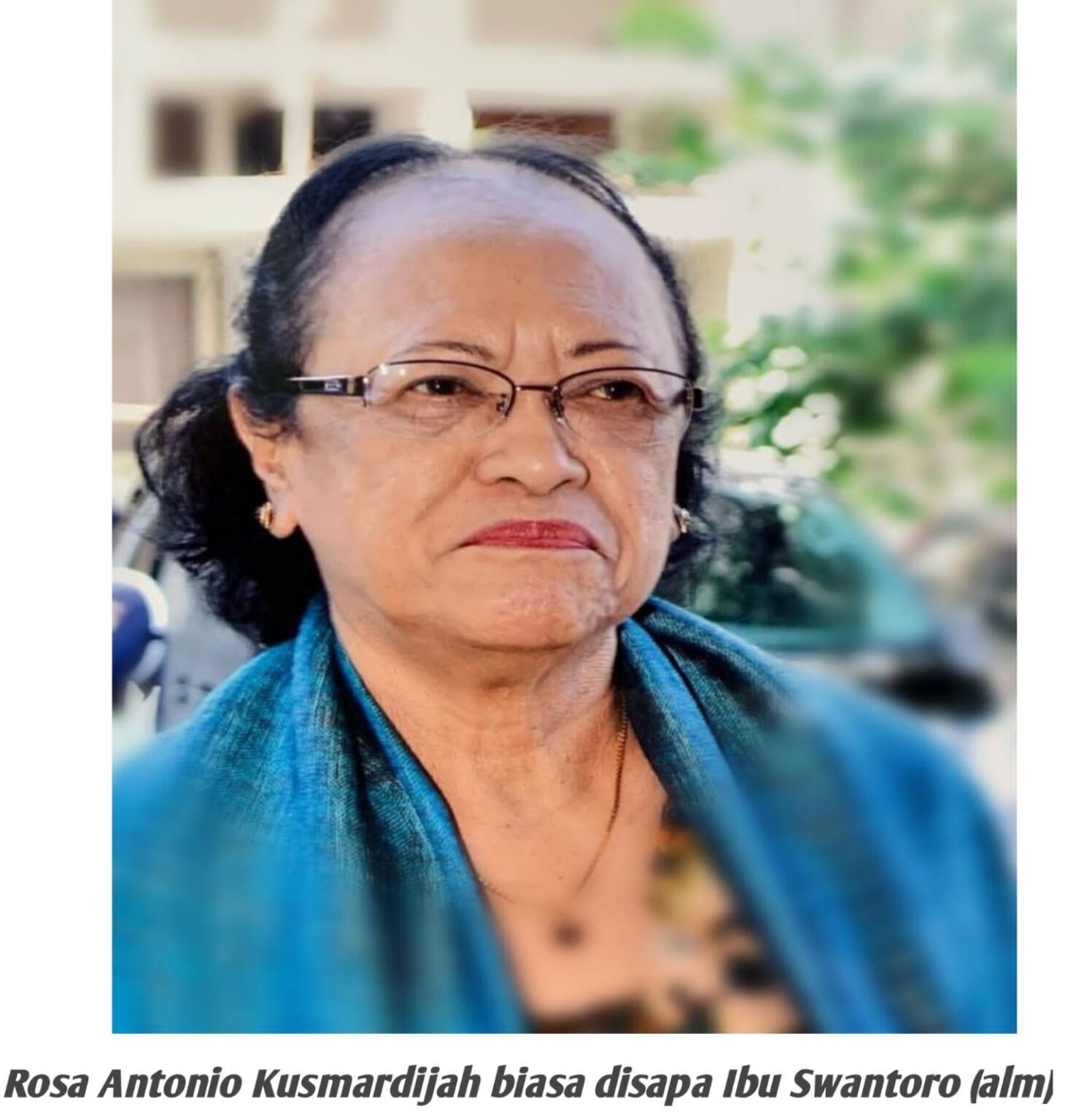 Istri pendiri Kompas Jakob Oetama Ny. Maria Bernadeth Latifah Oetama. Foto : Ist