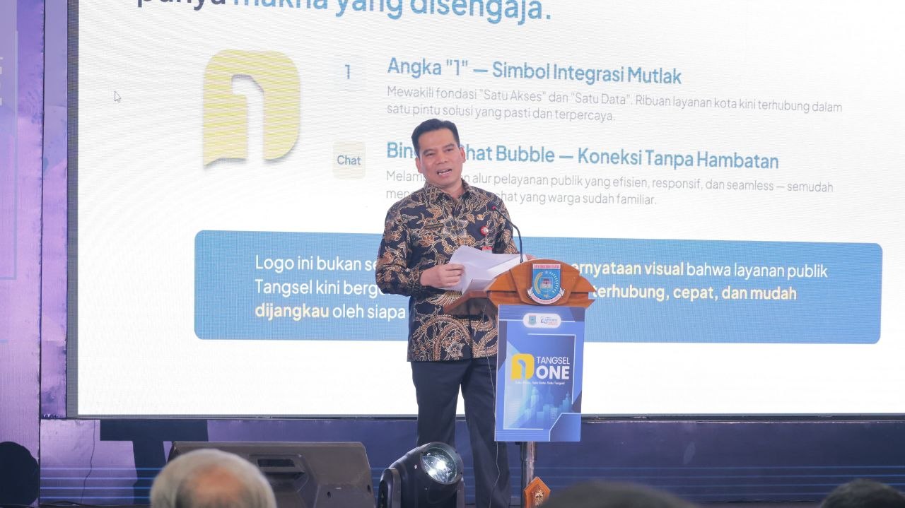 Kadis Kominfo Tangsel, Tb. Asep Nurdin menyebut HELITA hadir untuk mempermudah akses layanan publik warga lewat satu pintu digital. (Dok. Humas Pemkot Tangsrl)