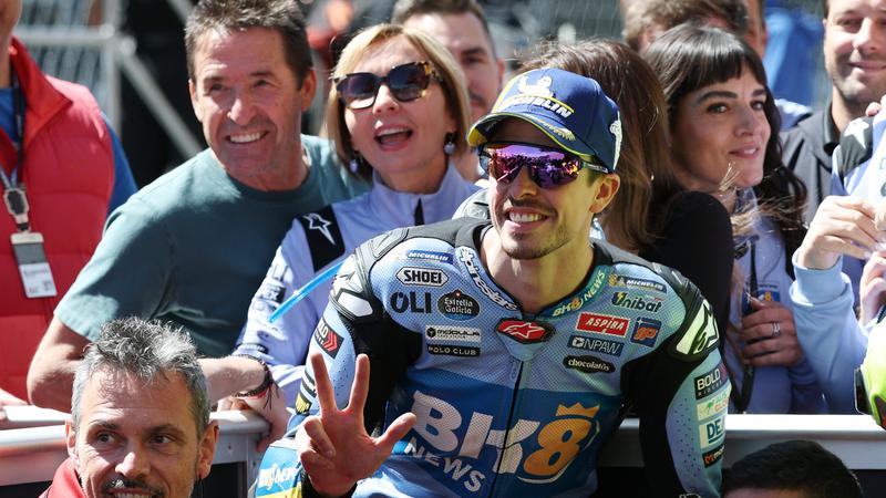 Alex Marquez sukses start terdepan di MotoGP Catalunya 2026 di Sirkuit Barcelona-Catalunya. Foto : Ist