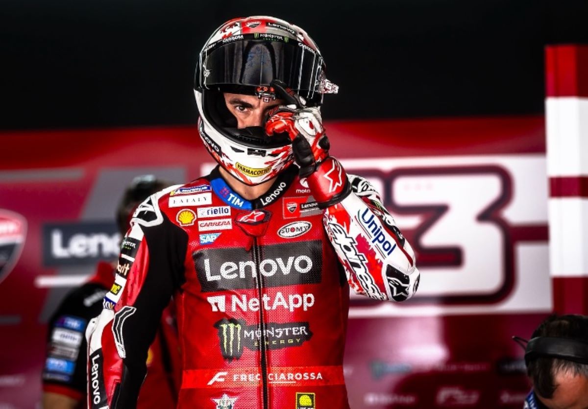 Pembalap tim Ducati Francesco Bagnaia raih pole position di MotoGP MotoGP Prancis 2026. Foto : Ist