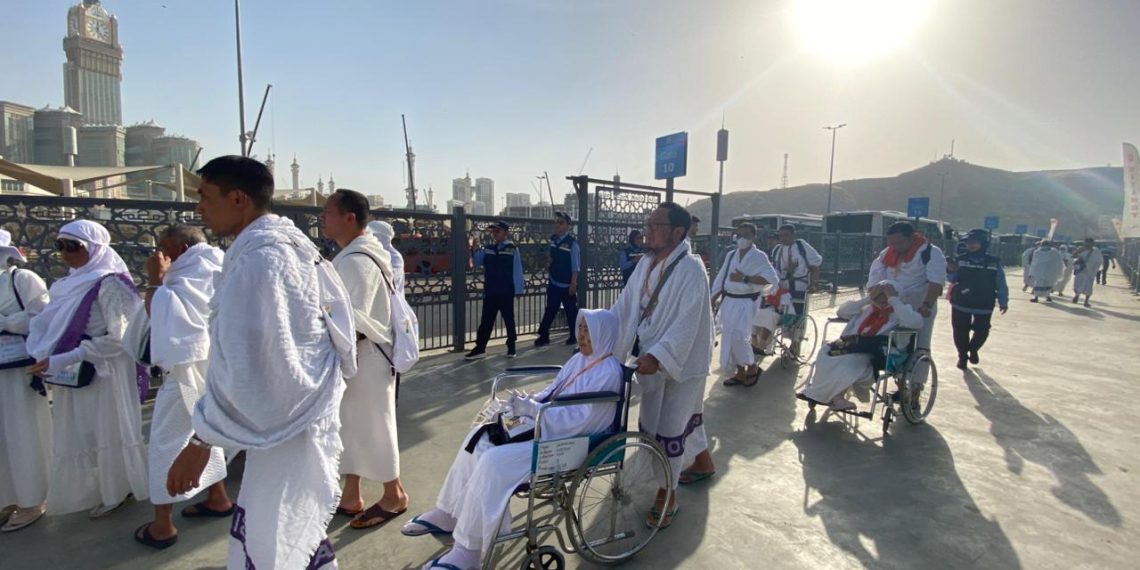 Cuaca panas di Makkah. Foto : Ist