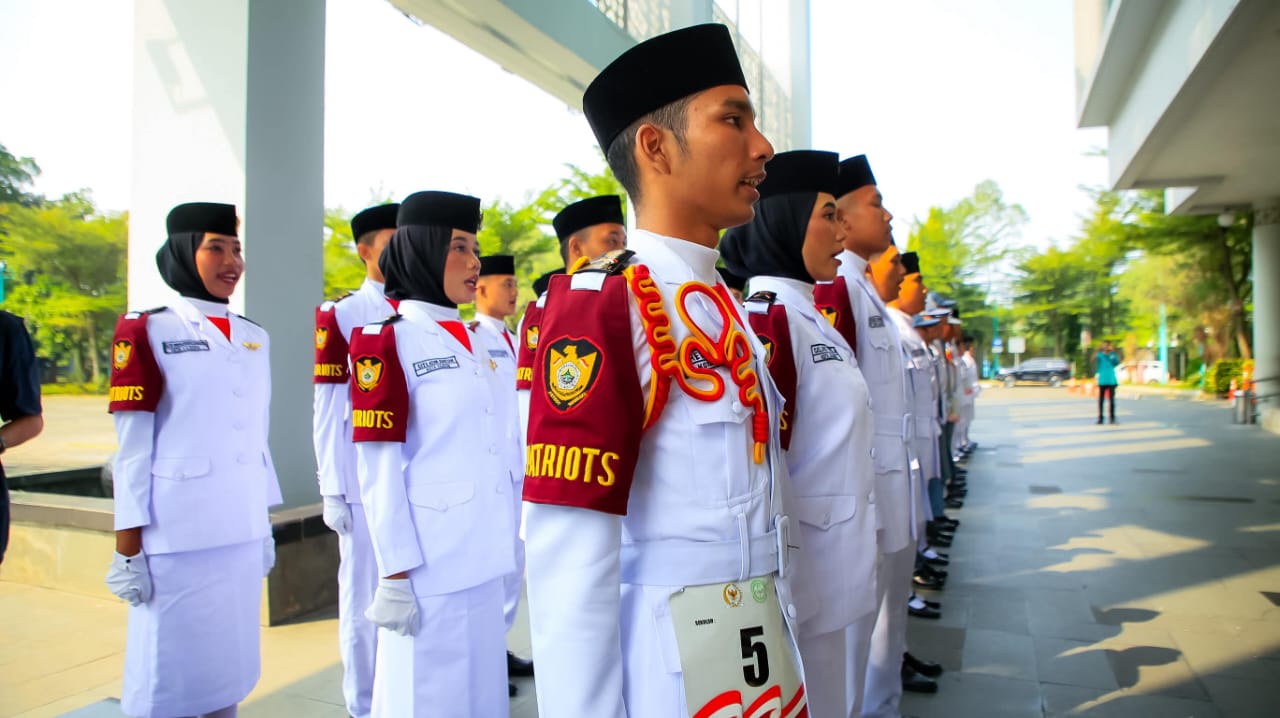 Lomba Formasi dan Pengibaran Bendera MPR RI Tingkat Provinsi Banten. (Ist)