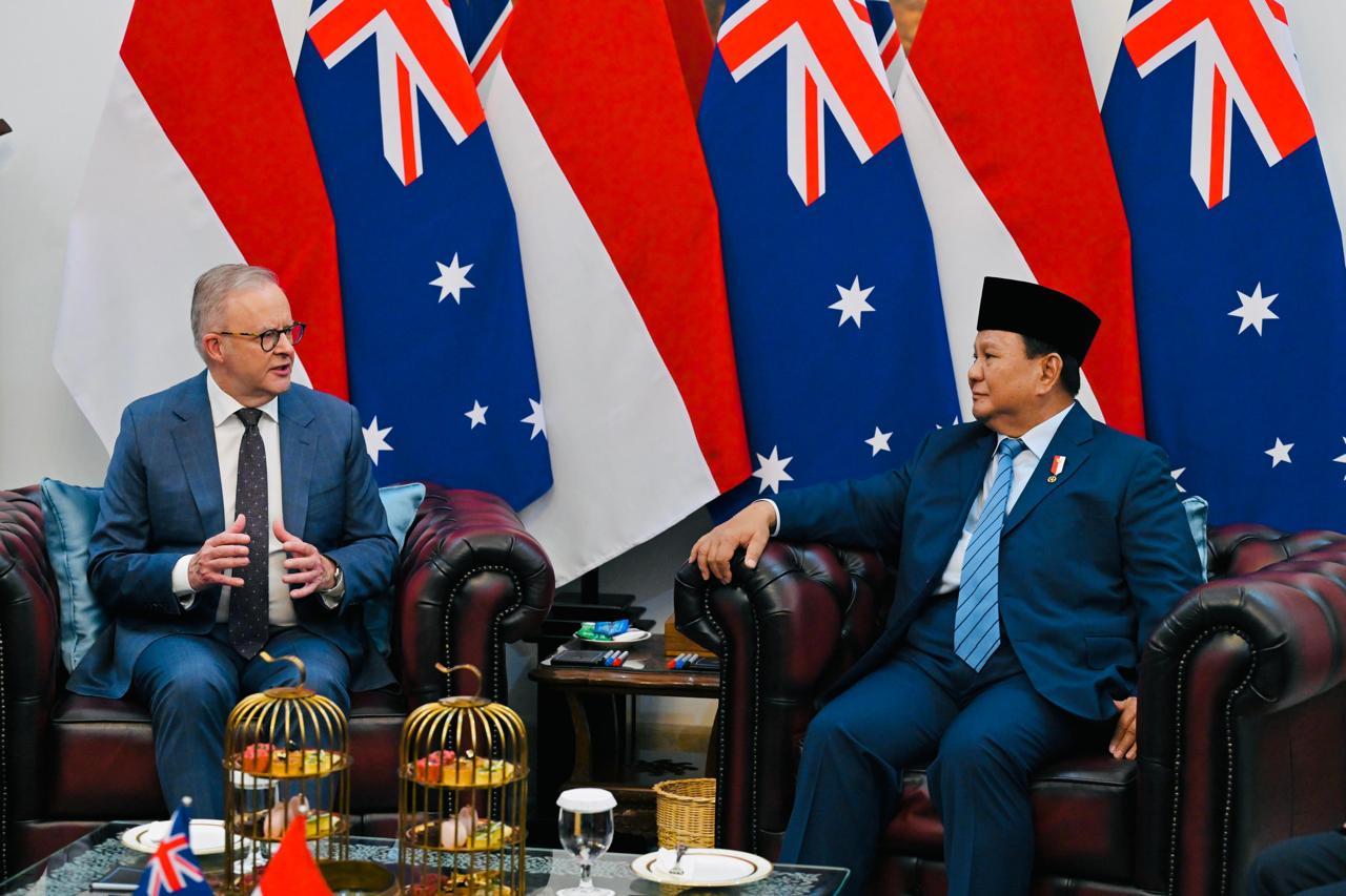 Presiden Prabowo dan Perdana Menteri Australia Anthony Albanese. Foto : Ist