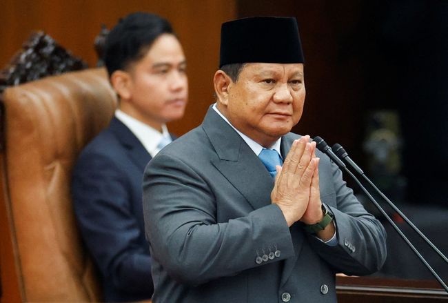 Presiden Prabowo pada Rapat Paripurna DPR RI. Foto : Ist