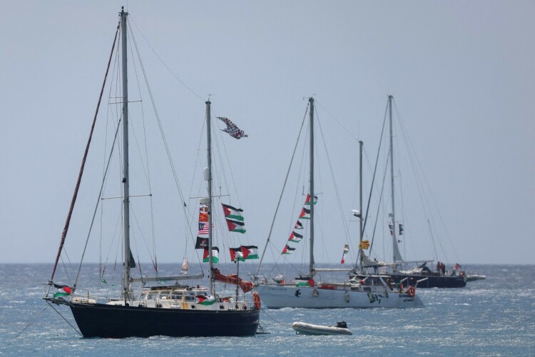 Kapal Global Sumud Flotilla. Foto : Ist