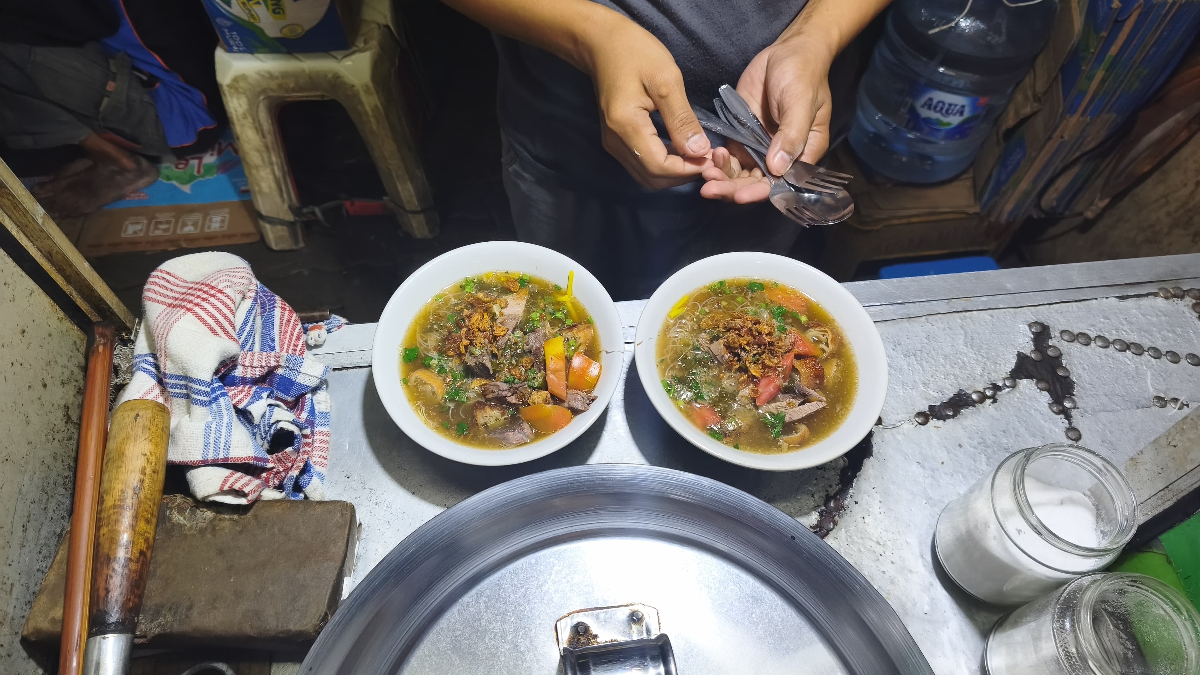 Soto Mie Kang Ajis di Taman Jajan Sektor 1.3 BSD. Foto : Emir MG
