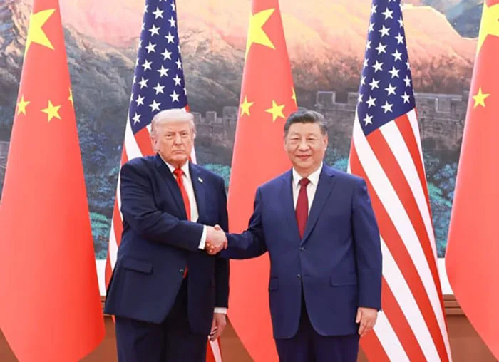 Presiden Amerika Serikat Donald Trump dan Presiden China Xi Jinping. Foto : Ist