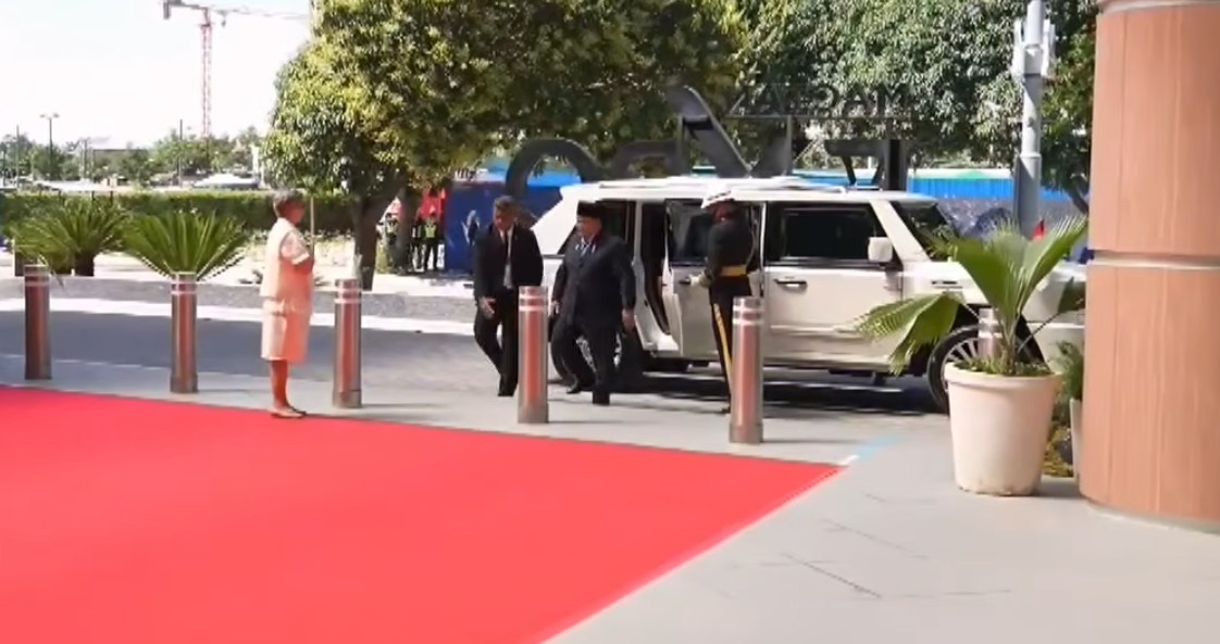 Presiden Prabowo menggunakan Maung Garuda saat menghadiri KTT Filipina. Foto : Ist