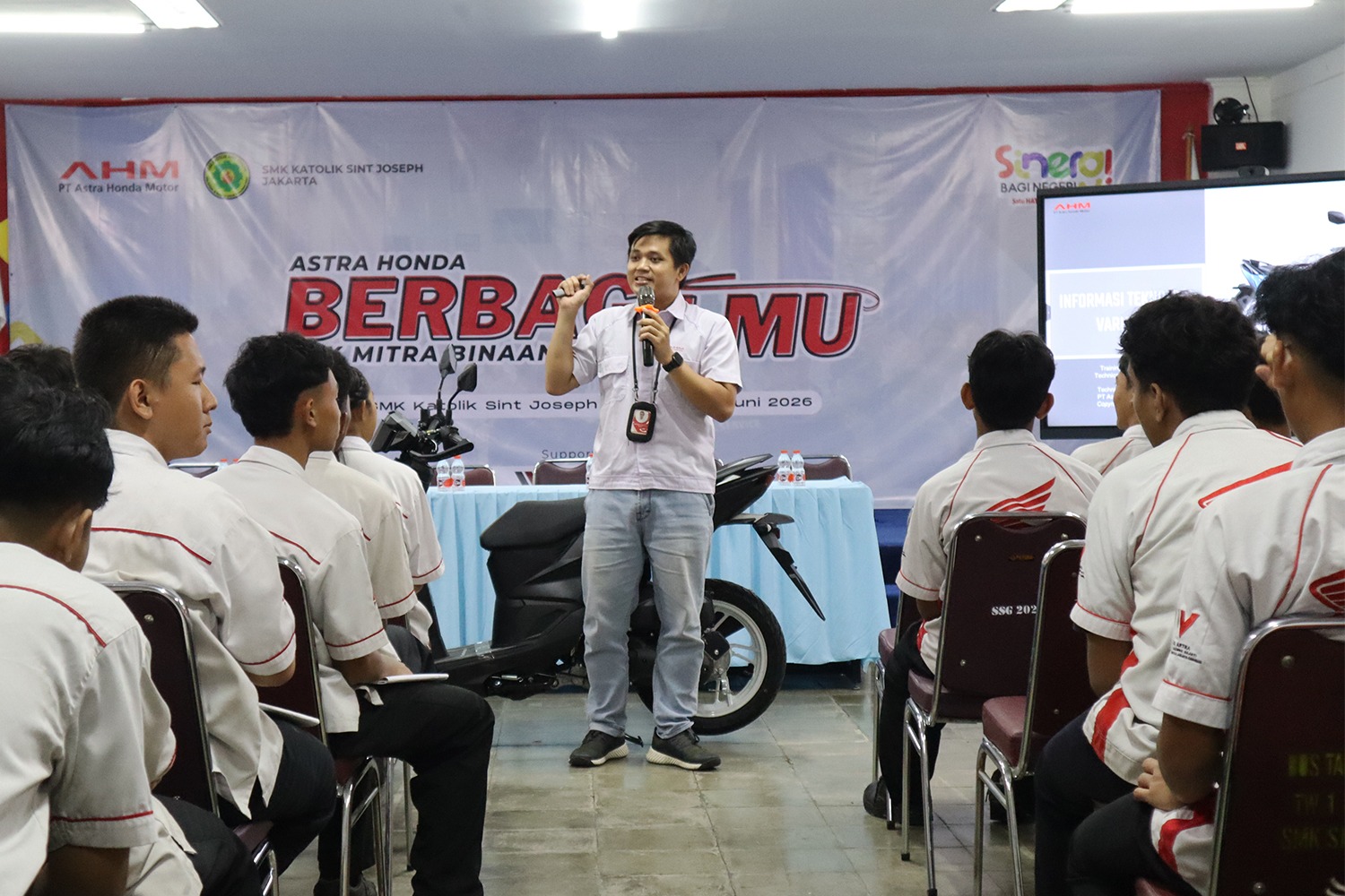 AHBI hadir di SMK Sint Joseph Jakarta pada Kamis (04/06/2026).(Foto: dok/AHM).