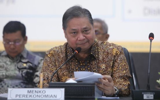 Menko Perekonomian Airlangga Hartarto. Foto : Ist