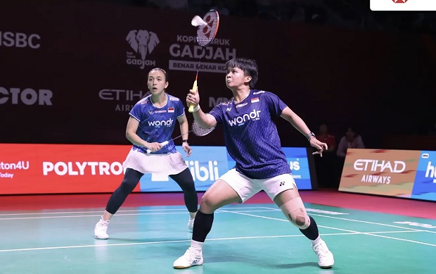 Pasangan ganda putri Indonesia Febriana Dwipuji Kusuma/Meilysa Trias Puspitasari. Foto : Ist