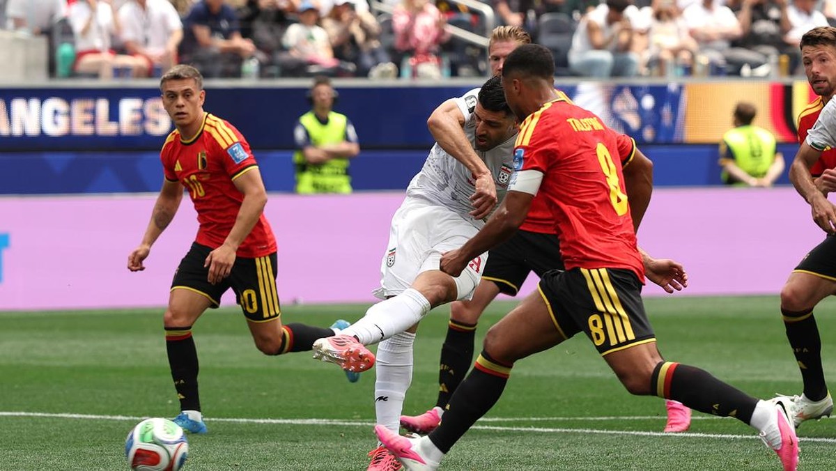 Laga Iran vs Belgia berakhir 0-0. Foto : Ist
