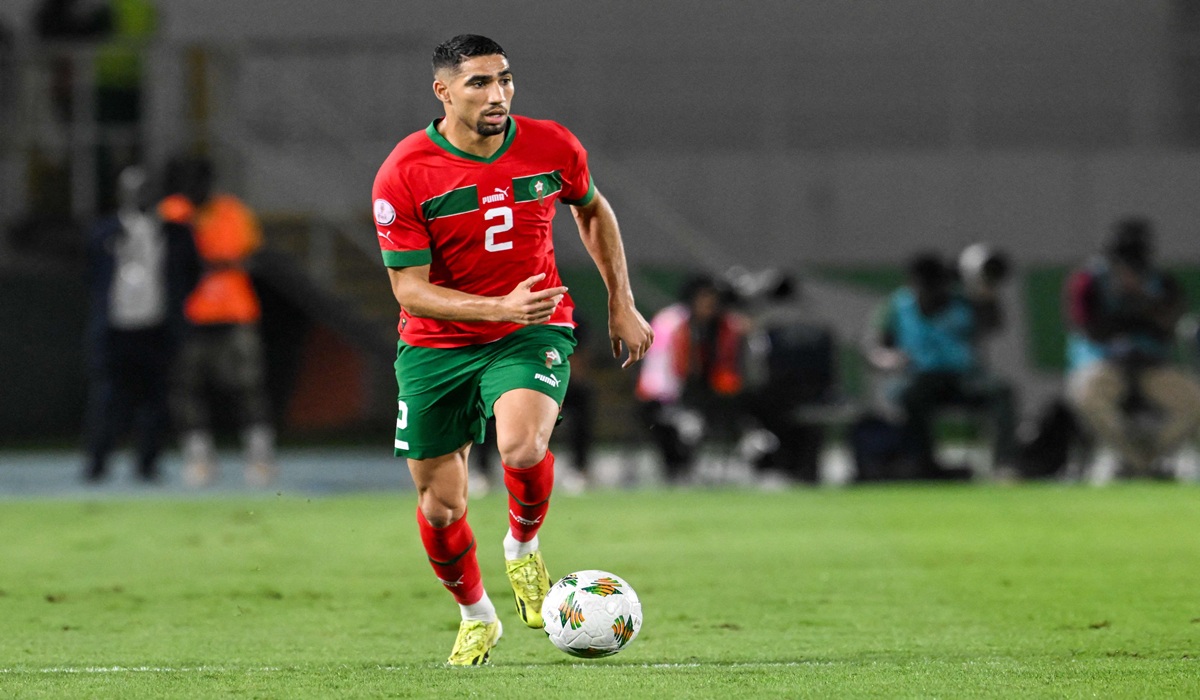 Bek Timnas Maroko Achraf Hakimi. Foto : Ist