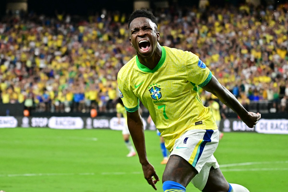 Bomber Brasil Vinicius Junior. Foto : Ist