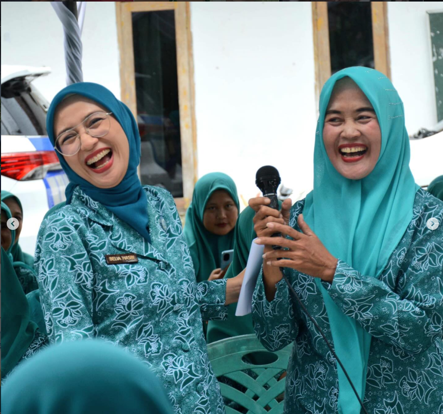 Bunda PAUD Kabupaten Lebak, Belia Asyidiki Jayabaya (kiri).(Istagram belia_asyidiki)
