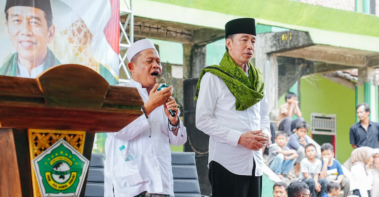 Mantan Presiden ke 7 Jokowi saat berada di Lampung. Foto : Ist