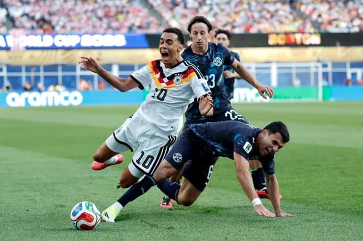 Laga Jerman vs Paraguay dimenangkan Paraguay lewat  adu pinalti. Foto : Ist