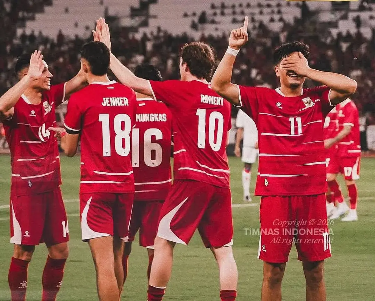 Selebrasi pasukan John Herdman usai menang 3-0 dari tim tamu Oman. Foto : Ist