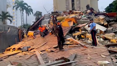 Gempa Venezuela berkekuatan 7.2 dan 7.5 menelan 920 korban jiwa. Foto : Ist