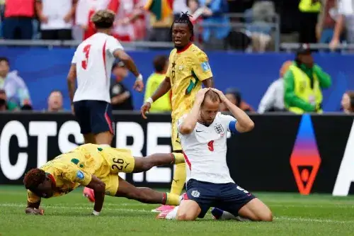 Laga Inggris vs Ghana berakhir imbang 0-0. Foto : Ist