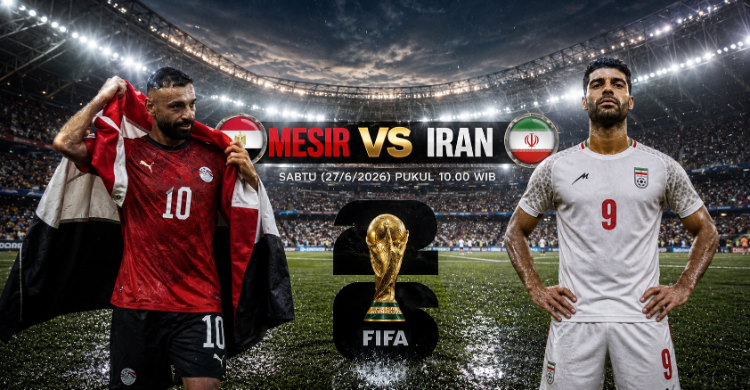 Laga Mesir vs Iran akan tersaji Sabtu di Seattle, Amerika Serikat, pukul 10.00 WIB. Foto : Ist