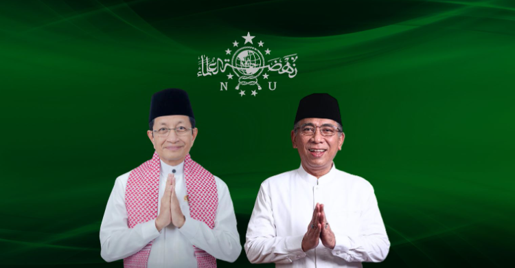 Menang Nasaruddin Umar dan Gus Yahya akan bersaing dalam perebutan kursi Ketum NU. Foto : Ist