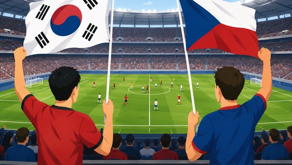 Pertandingan Piala Dunia group A Korsel vs Ceko dimenangkan Korsel 2-1. Foto : Ist