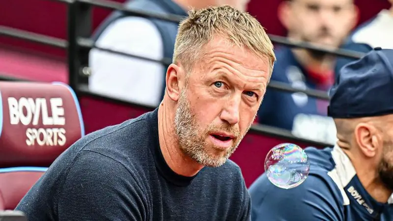 Pelatih Swedia Graham Potter. Foto : Ist