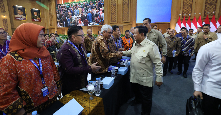 Presiden Prabowo saat menutup Sarasehan Kebangsaan Konvensi Sains, Teknologi, dan Industri Indonesia di Jakarta Convention Center, Minggu (28/6/2026). Foto : Ist