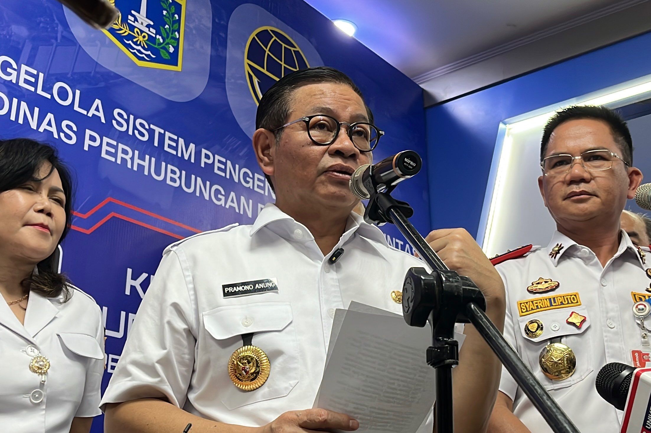 Gubernur Pramono Anung. Foto ; Ist