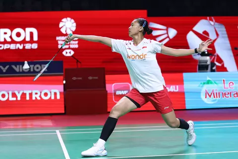 Tunggal putri wakil Indonesia Putri KW. Foto : Ist