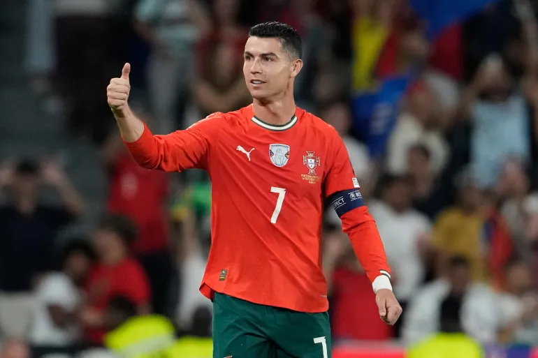 Bintang skuad Spanyol Cristiano Ronaldo. Foto : Ist