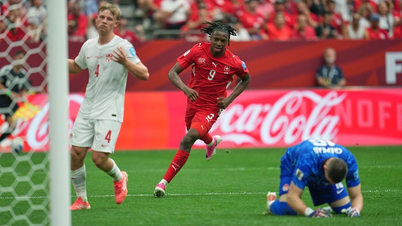 Laga Swiss vs Kanada. Foto : Ist