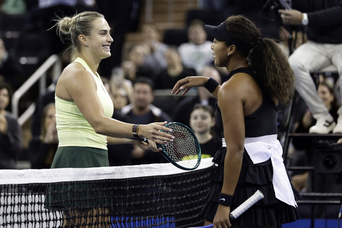 Aryna Sabalenka (kiri) vs Naomi Osaka (kanan) di Turnamen Tenis Roland Garros 2026. Foto : Ist