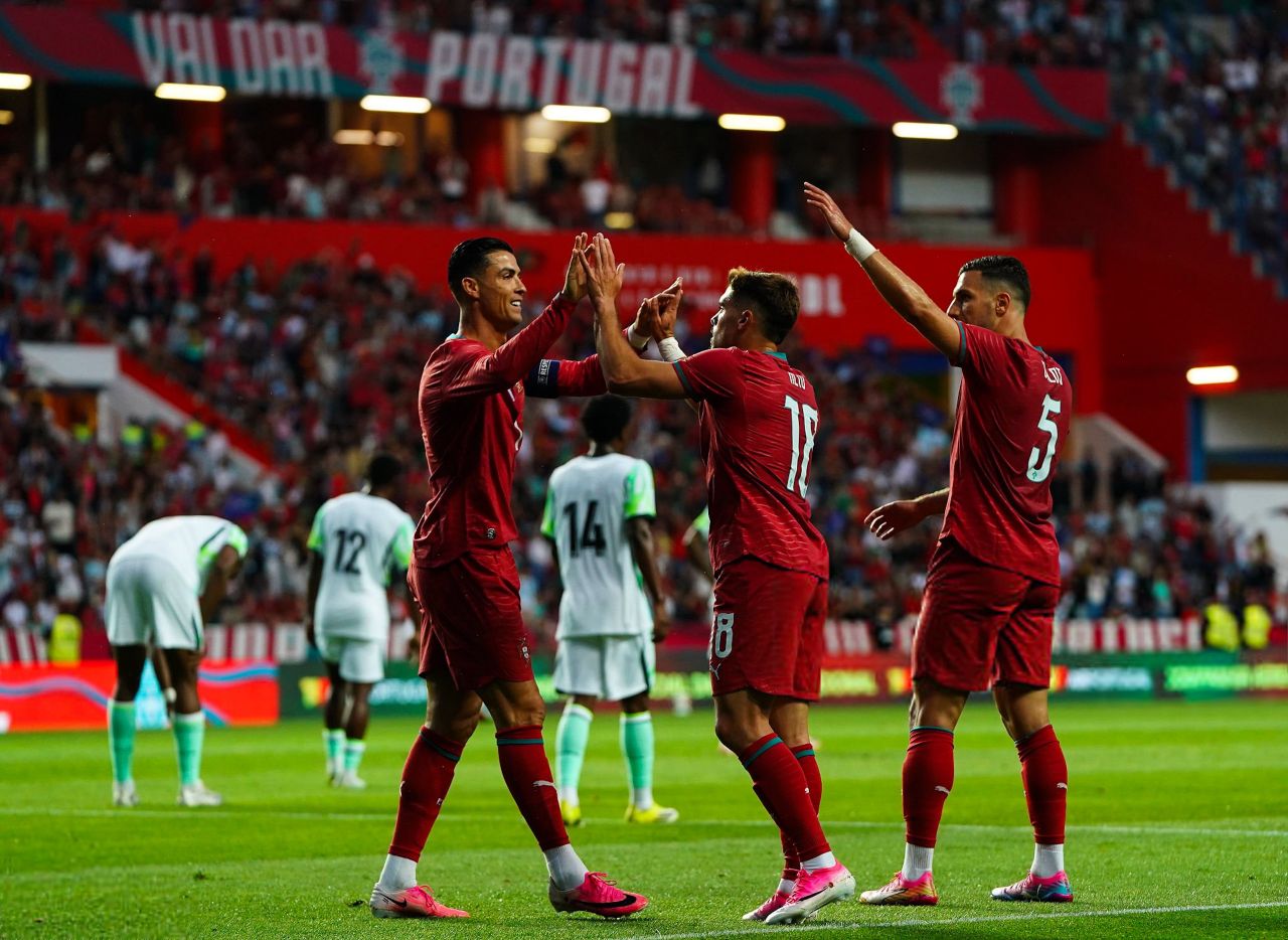 Ronaldo cs berhasil atasi Nigeria dengan skor 2-1. Foto : Ist