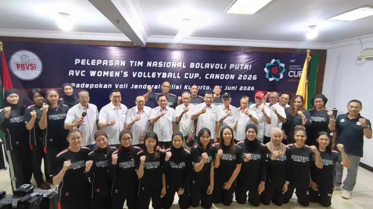 Pelepasan Timnas Bola Voli Putri untuk berlaga di  AVC Women’s Volleyball Nations Cup 2026. Foto : Ist