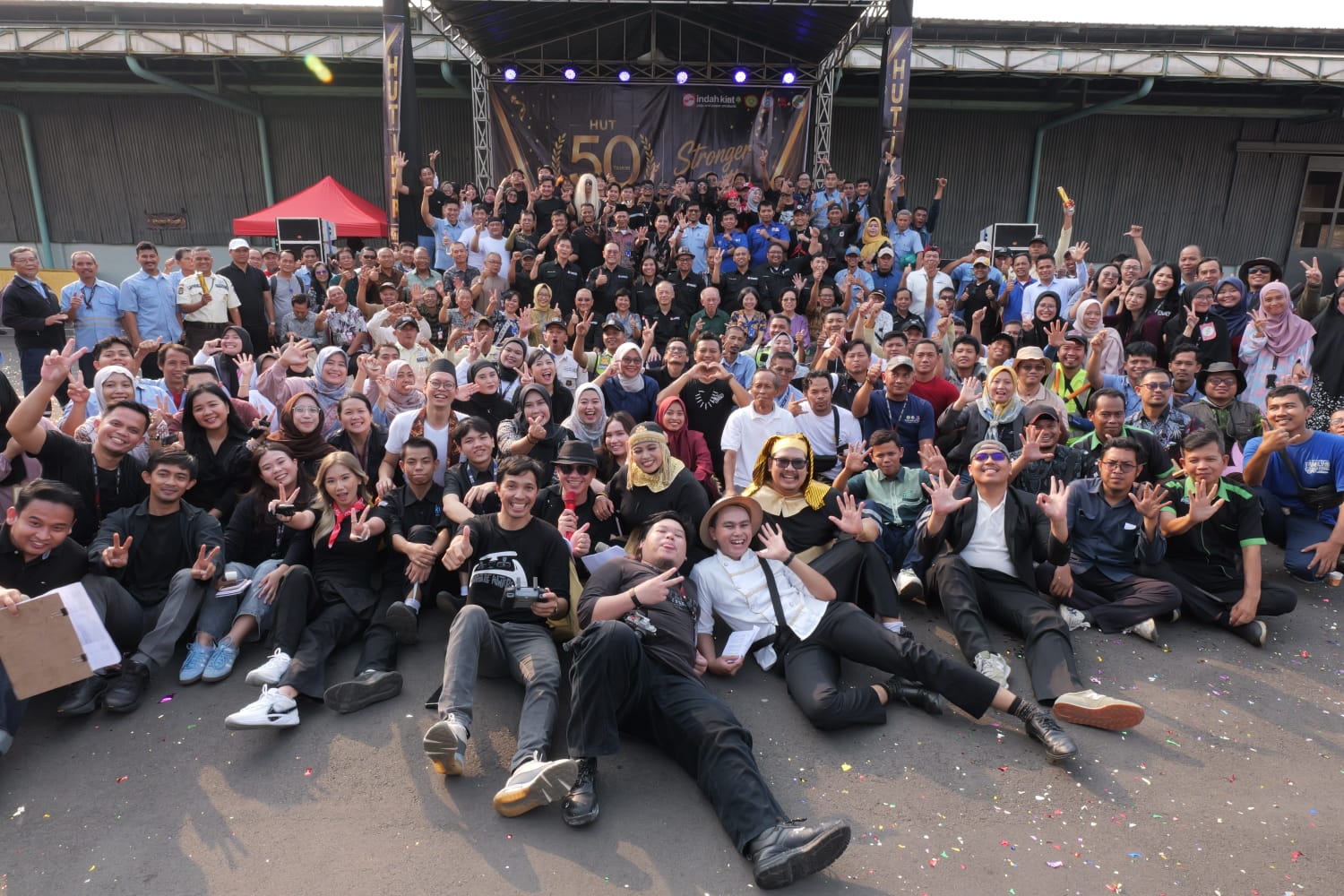 T Indah Kiat Pulp & Paper Tbk Tangerang Mills (IKPP Tangerang), unit usaha APP Group, memperingati hari ulang tahun ke-50.