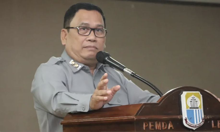 Wabup Lebak Amir Hamzah sedang memberikan arahan, pada acara Peringatan HUT ke-75 IBI sekaligus Launching Inovasi Pengurus Cabang IBI Kabupaten Lebak, di Aula Multatuli, Senin (29/6). (DOK. PROKOPIM SETDA LEBAK)
