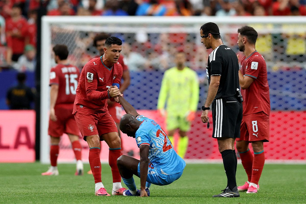 Ronaldo dilaga Portugal vs RD Kongo. Foto : Ist