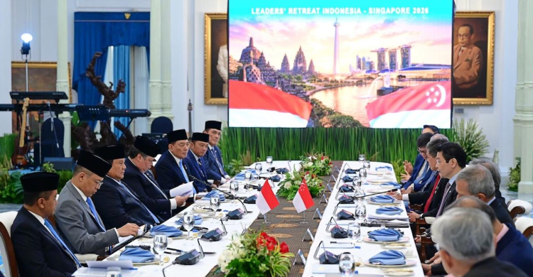 Pertemuan delegasi RI dan delegasi Singapura. Foto : Ist