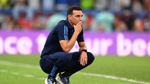 Pelatih Timnas Argentina Lionel Scaloni. Foto : Ist