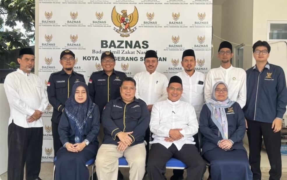 KOPABORASI - Baznas Kabupaten Serang kunjungi Baznas Kota Tangsel, dalam rangka perkuat kolaborasi.
