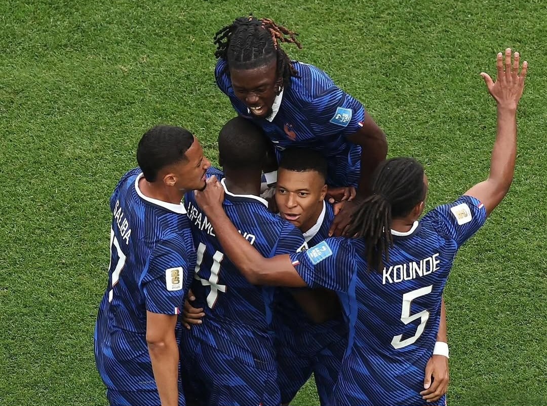 Mbappe dan skuad Prancis. Foto : IG