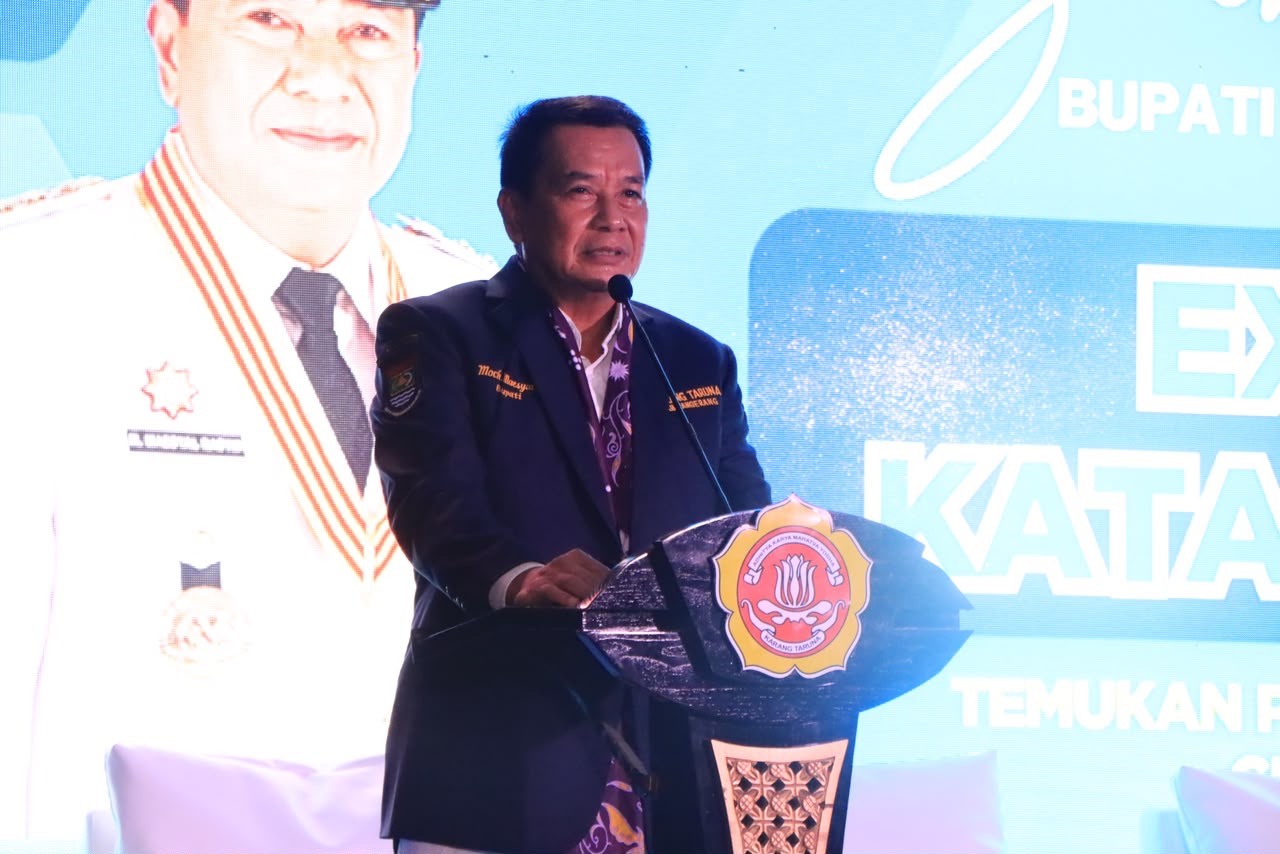 Bupati Tangerang Moch. Maesyal Rasyid  membuka Explore Katarpreneur Talkshow Karang Taruna Kabupaten Tangerang di Kelurahan Babakan, Kecamatan Legok. Foto : Humas Kab. Tangerang