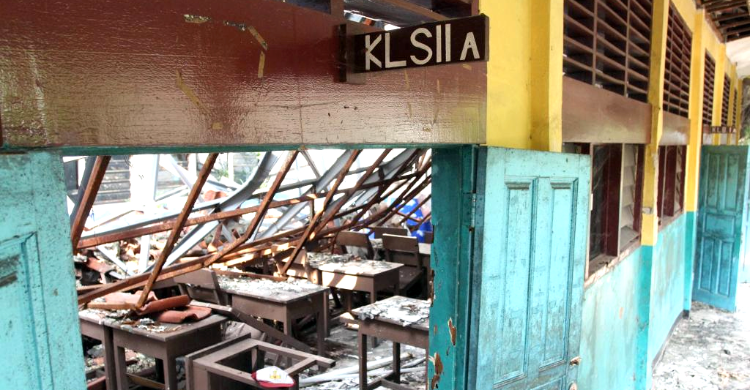 Bangunan Sekolah SD Kebayoran Lama Selatan 09, Jakarta Selatan. Foto : Ist